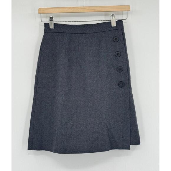 Gianfranco Ferre Golf Womens Gray Short A Line Skort Sz IT 40 US 4